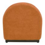 Πολυθρόνα Zenny pakoworld υφασμα terracotta 64x85x68εκ - Image 5