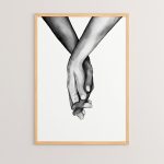 Πίνακας Lovely pakoworld με ψηφιακή εκτύπωση και πλαίσιο 33x1.5x48εκ