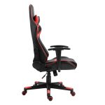 BF9050 Gaming Πολυθρόνα Γραφείου, Ανάκλιση Πλάτης έως 90°, Pu Μαύρο - Κόκκινο - Image 3
