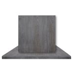 RESIN Επιφάνεια Τραπεζιού, Απόχρωση Cement, Εσωτερικού Χώρου, 70x70cm/30mm - Image 2