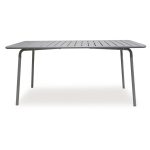 BRIO Slat Τραπέζι-Pro Κήπου - Βεράντας, Μέταλλο Βαφή Cool Grey 4C - Image 2