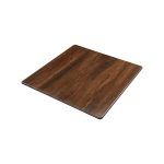 Contract Sliq Normal Επιφάνεια Τραπεζιού τ.Werzalit, Απόχρωση Walnut, 80x80cm/16mm