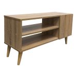 Έπιπλο τηλεόρασης Orianne pakoworld σε sonoma απόχρωση 90x32x46εκ - Image 2