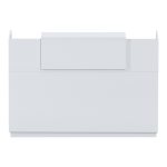 Γραφείο reception Lotus pakoworld σε λευκή απόχρωση 180x70x110εκ - Image 3