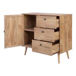 Μπουφές Oslo pakoworld σε sonoma απόχρωση 85x39x79εκ - Image 3