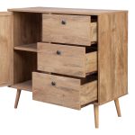 Μπουφές Oslo pakoworld σε sonoma απόχρωση 85x39x79εκ - Image 4
