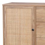Μπουφές Oslo pakoworld σε sonoma απόχρωση 85x39x79εκ - Image 5