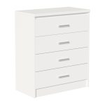 Σετ Κρεβατοκάμαρας Olympus White με Κρεβάτι 140x200εκ Σετ 4τεμ - Image 3
