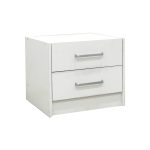 Σετ Κρεβατοκάμαρας Olympus White με Κρεβάτι 140x200εκ Σετ 4τεμ - Image 4