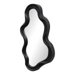 Καθρέπτης Liquid pakoworld pp σε μαύρη απόχρωση 26x2.7x39εκ