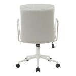Καρέκλα γραφείου διευθυντη Kreno pakoworld PES γκρι 56x67x89-97εκ - Image 6