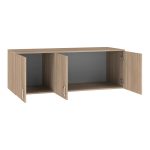 Πατάρι ντουλάπας Royal pakoworld τρίφυλλο sonoma 150x58x53εκ - Image 2