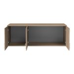 Πατάρι ντουλάπας Royal pakoworld τρίφυλλο sonoma 150x58x53εκ - Image 3