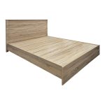 Κρεβάτι Athos pakoworld σε sonoma απόχρωση 160x200εκ - Image 3