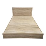 Κρεβάτι Athos pakoworld σε sonoma απόχρωση 160x200εκ - Image 5