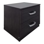 Κομοδίνο Athos pakoworld σε wenge απόχρωση 48x40x41.5εκ