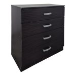 Συρταριέρα Athos pakoworld σε wenge απόχρωση 80x40x79εκ