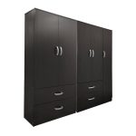 Ντουλάπα πεντάφυλλη Lego pakoworld wenge 170x42x180εκ - Image 2