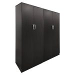 Ντουλάπα τετράφυλλη Lego Ι pakoworld wenge 160x42x180εκ - Image 2