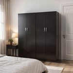 Ντουλάπα τετράφυλλη Lego Ι pakoworld wenge 160x42x180εκ