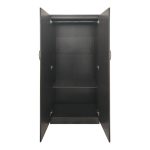Ντουλάπα τετράφυλλη με πατάρι Lego pakoworld wenge 160x42x240εκ - Image 5