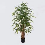 Διακοσμητικό φυτό σε γλάστρα Rhapis Palm Inart πράσινο Φ80x180εκ