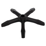 ΑΝΤΑΛΛΑΚΤΙΚΗ ΒΑΣΗ ΑΣΤΕΡΙ ΜΑΥΡΟ NYLON HM1203-- 29εκ ΑΚΤΙΝΑ - Image 4