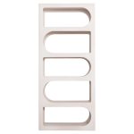 ΒΙΒΛΙΟΘΗΚΗ ΣΕΙΡΑ SANTORINI HM18062 MDF ΣΕ ΥΠΟΛΕΥΚΟ ΧΡΩΜΑ 80x38x180Yεκ. - Image 3