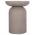 ΒΟΗΘΗΤΙΚΟ ΤΡΑΠΕΖΙ ANNA HM18160.03 FIBER CEMENT ΣΕ ΓΚΡΙ--Φ60x76Υεκ. - Image 3