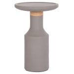 ΒΟΗΘΗΤΙΚΟ ΤΡΑΠΕΖΙ TRED(T) HM18169.03 FIBER CEMENT ΓΚΡΙ-ΦΥΣΙΚΟ RATTAN--Φ40x61Υεκ.
