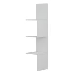 ΕΠΙΤΟΙΧΙΑ ΓΩΝΙΑΚΗ ΡΑΦΙΕΡΑ ILLUSION HM8935.12 ΜΕΛΑΜΙΝΗ ΣΕ ΛΕΥΚΟ 25x25x105,4Υεκ. - Image 4