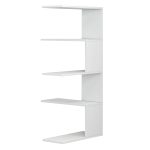 ΕΠΙΤΟΙΧΙΑ ΡΑΦΙΕΡΑ RORY HM8931.11 ΜΕΛΑΜΙΝΗ ΣΕ ΛΕΥΚΟ 22x51,5x109Υ εκ. - Image 4