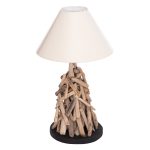 ΕΠΙΤΡΑΠΕΖΙΟ ΦΩΤΙΣΤΙΚΟ TWIGGY HM4423 DRIFTWOOD & ΛΕΥΚΟ ΚΑΠΕΛΟ Φ35x61Υεκ. - Image 3