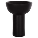 ΕΠΙΤΡΑΠΕΖΙΟ ΚΕΡΑΜΙΚΟ ΔΙΑΚΟΣΜΗΤΙΚΟ ELENDIL HM4603.02 ΜΑΥΡΟ ΜΑΤ Φ20x26.5Υεκ