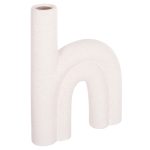 ΕΠΙΤΡΑΠΕΖΙΟ ΚΕΡΑΜΙΚΟ ΔΙΑΚΟΣΜΗΤΙΚΟ ARCON HM4638.01 ΚΡΥΣΤΑΛΛΙΚΟ ΥΠΟΛΕΥΚΟ 25,5x6x34Υεκ
