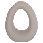 ΕΠΙΤΡΑΠΕΖΙΟ ΚΕΡΑΜΙΚΟ ΔΙΑΚΟΣΜΗΤΙΚΟ ELLIPTO HM4644.03 ΓΚΡΙ ΜΑΤ 16,5x9x20Υεκ - Image 3