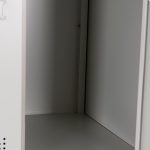 ΦΟΡΙΑΜΟΣ ΜΕΤΑΛΛΙΚΟΣ BEXLEY ΜΕ 12 ΝΤΟΥΛΑΠΑΚΙΑ ΜΕ ΚΛΕΙΔΙ HM5637.11 ΓΚΡΙ 90x45x185Υεκ - Image 8
