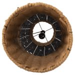 ΦΩΤΙΣΤΙΚΟ ΔΑΠΕΔΟΥ HM4342 ΜΕΤΑΛΛΟ-PAPER ROPE ΣΕ ΜΠΕΖ ΑΜΜΟΥ-ΜΑΥΡΟ Φ20X120Υεκ. - Image 6