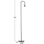 ΦΩΤΙΣΤΙΚΟ ΔΑΠΕΔΟΥ KRAMER HM7535.11 ΜΕΤΑΛΛΟ ΣΕ ΜΑΥΡΟ 23x169Υεκ. - Image 2