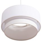 ΦΩΤΙΣΤΙΚΟ ΟΡΟΦΗΣ ΚΥΛΙΝΔΡΙΚΟ KRIKS HM4707.01 PVC ΣΕ ΛΕΥΚΟ Φ30x70Υεκ. - Image 5
