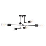 ΦΩΤΙΣΤΙΚΟ ΟΡΟΦΗΣ ΠΟΛΥΦΩΤΟ LIGHTY HM7427.11 ΜΕΤΑΛΛΟ ΣΕ ΜΑΥΡΟ 51x51x23Υεκ. - Image 3