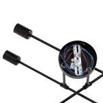 ΦΩΤΙΣΤΙΚΟ ΟΡΟΦΗΣ ΠΟΛΥΦΩΤΟ LIGHTY HM7427.11 ΜΕΤΑΛΛΟ ΣΕ ΜΑΥΡΟ 51x51x23Υεκ. - Image 8