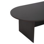 ΓΡΑΦΕΙΟ ΣΥΝΕΔΡΙΑΣΕΩΝ ΟΒΑΛ SIENNA HM2134.02 ΜΕΛΑΜΙΝΗ ΣΕ WENGE 240x120x75Υεκ. - Image 5