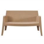 ΚΑΝΑΠΕΣ 2-ΘΕΣΙΟΣ ΠΟΛΥΠΡΟΠΥΛΕΝΙΟΥ SLEEK HM6366.03 ΧΡΩΜΑ ΚΑΠΟΥΤΣΙΝΟ 133x68x73Υεκ. - Image 3