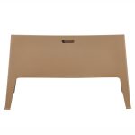 ΚΑΝΑΠΕΣ 2-ΘΕΣΙΟΣ ΠΟΛΥΠΡΟΠΥΛΕΝΙΟΥ SLEEK HM6366.03 ΧΡΩΜΑ ΚΑΠΟΥΤΣΙΝΟ 133x68x73Υεκ. - Image 4