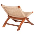 ΚΑΡΕΚΛΑ LOUNGE ΑΝΑΔΙΠΛΟΥΜΕΝΗ FERM HM9477.01 ΜΑΣΙΦ ΤΕΑΚ ME ΣΧΟΙΝΙ VIRO 65,5x80x67Υεκ - Image 5