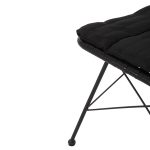ΚΑΡΕΚΛΑ ΕΞ.ΧΩΡΟΥ ALLEGRA HM5453.12 ΜΕΤΑΛΛΟ-ΜΑΞΙΛΑΡΙ-WICKER ΜΑΥΡΟ 52x52x83,5Yεκ. - Image 10