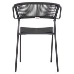 ΚΑΡΕΚΛΑ SUKI HM6053.02 ΜΕΤΑΛΛO KAI ΣΥΝΘΕΤΙΚΟ RATTAN ΣΕ ΜΑΥΡΟ 54x62x80Υεκ - Image 6