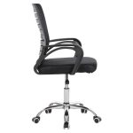 ΚΑΡΕΚΛΑ ΓΡΑΦΕΙΟΥ TRAIL HM1192 ΜΑΥΡΟ MESH-ΠΟΔΙ ΧΡΩΜΙΟΥ 64x55x98,5Υεκ. - Image 4