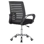 ΚΑΡΕΚΛΑ ΓΡΑΦΕΙΟΥ TRAIL HM1192 ΜΑΥΡΟ MESH-ΠΟΔΙ ΧΡΩΜΙΟΥ 64x55x98,5Υεκ. - Image 5